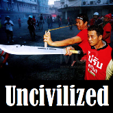 Red shirt Protest Uncivilized